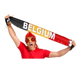 Folat Sjaal Voetbal Belgium | 120cm Folat Sjaal Voetbal Belgium | 120cm