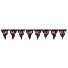 Amscan Vlaggen Slinger 60 Sparkling Zwart-Roze 4 mtr | per stuk Amscan Vlaggen Slinger 60 Sparkling Zwart-Roze 4 mtr | per stuk