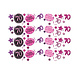 Amscan Konfetti 70 Jahre Funkelndes Schwarz-Pink | 34 Gramm