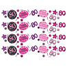 Amscan Confetti 80 jaar Sparkling Zwart-Roze | 34 gram Amscan Confetti 80 jaar Sparkling Zwart-Roze | 34 gram