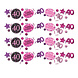 Amscan Confetti 40 ans Noir-Rose Pétillant | 34 grammes