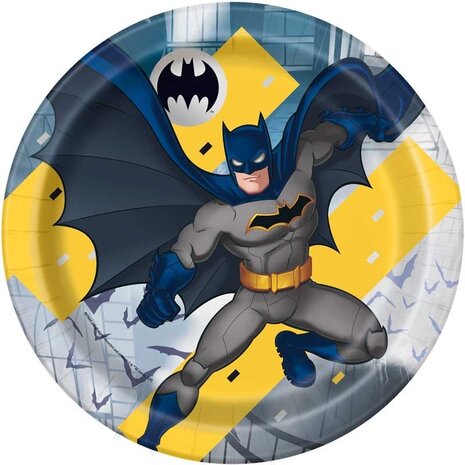 Unique Party Batman Plates 23 cm | 8 pieces