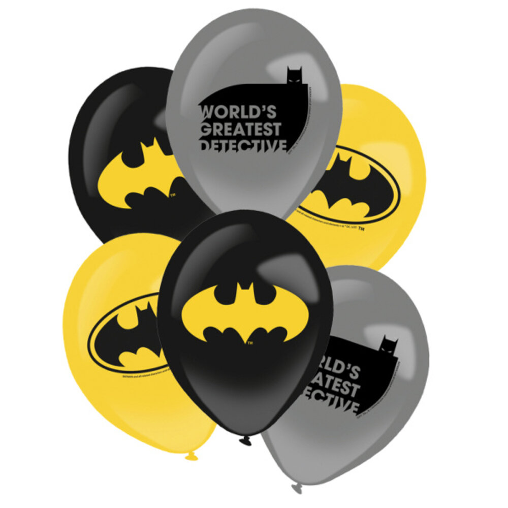 Riethmüller Batman Balloons 28cm | 6 pieces