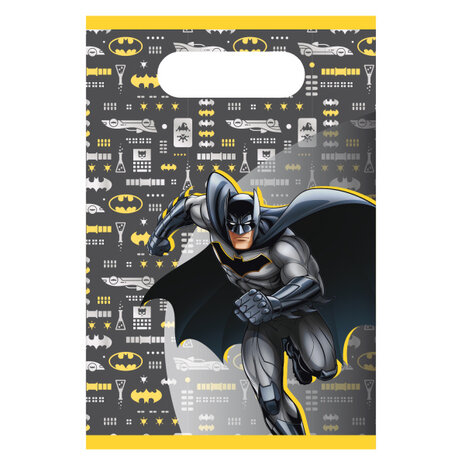 Riethmüller Sachets à friandises Batman 23,5 x 16 cm | 8 pièces