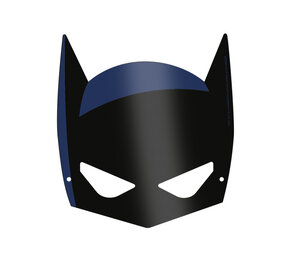 Riethmüller Batman-Masken 20 x 16 cm | 8 Stück