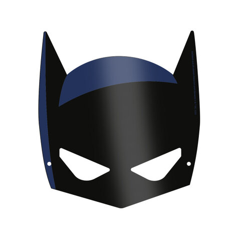 Riethmüller Batman-Masken 20 x 16 cm | 8 Stück