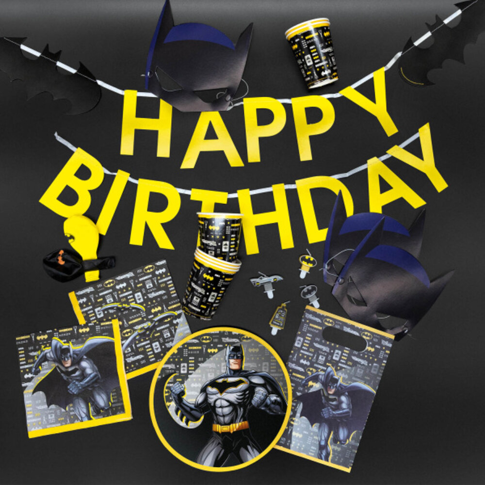 Riethmüller Batman-Geschenktüten 23,5 x 16 cm | 8 Stück