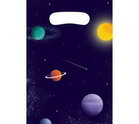 Amscan Traktatiezakjes Ruimte, Kosmos & Space 16x24cm | 8 Stuks Amscan Traktatiezakjes Ruimte, Kosmos & Space 16x24cm | 8 Stuks