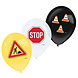 Amscan Construction Balloons 28cm | 6 pieces