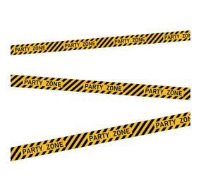 Amscan Constructie Afzetlint 5mtr | per stuk Amscan Constructie Afzetlint 5mtr | per stuk