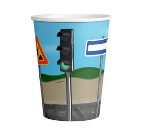 Amscan Constructie Bekers 250ml | 8 stuks Amscan Constructie Bekers 250ml | 8 stuks
