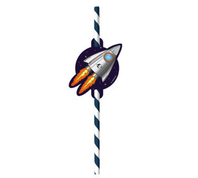 Amscan Rietjes Ruimte, Kosmos & Space | per 8 stuks Amscan Rietjes Ruimte, Kosmos & Space | per 8 stuks