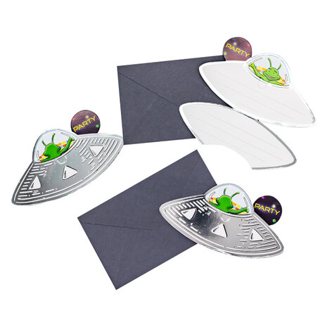 Amscan Uitnodigingen Ruimte, Kosmos & Space | 8 Stuks Amscan Uitnodigingen Ruimte, Kosmos & Space | 8 Stuks