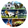 Riethmüller Football Signs Kick It 23cm | 8 pieces Riethmüller Football Signs Kick It 23cm | 8 pieces