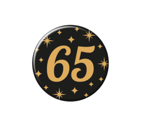 Paper Dreams Button 65 years Classy | per piece