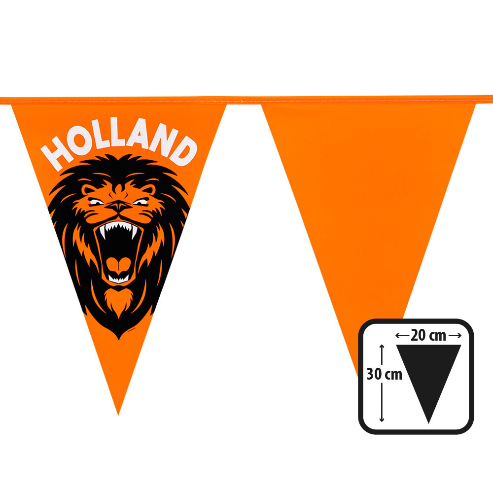 Boland Guirlande de football Lion Hollandais | 6 mètres
