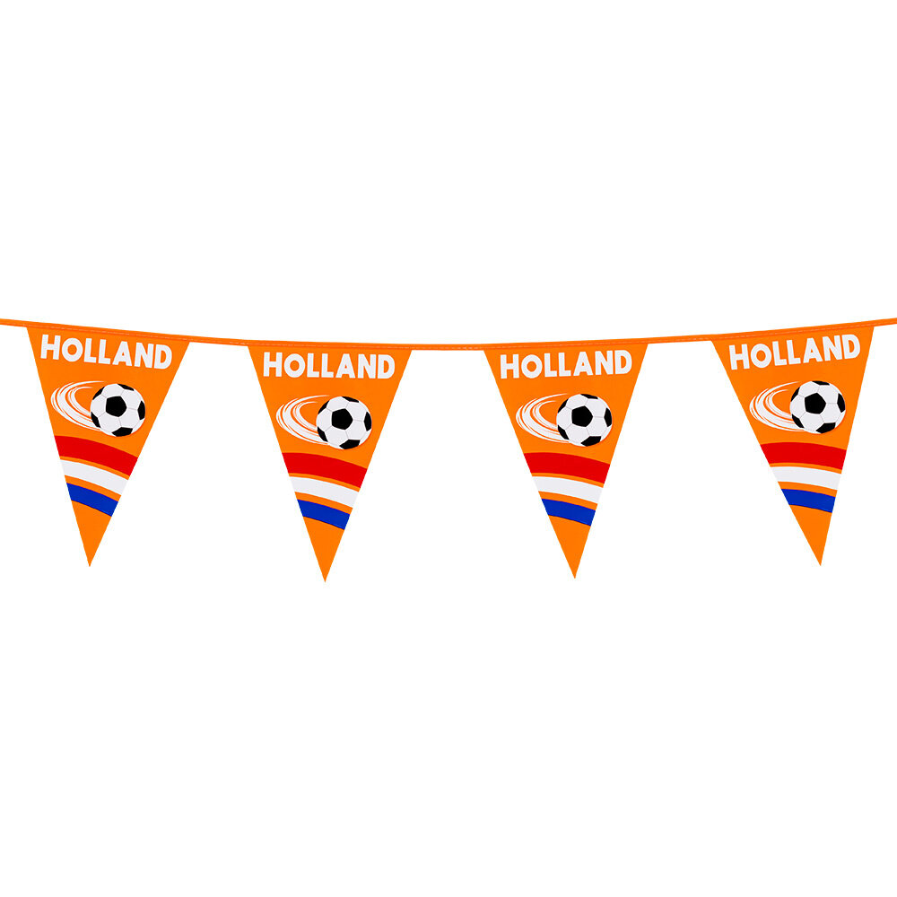 Boland Fußball-Flaggengirlande Holland | 6 Meter