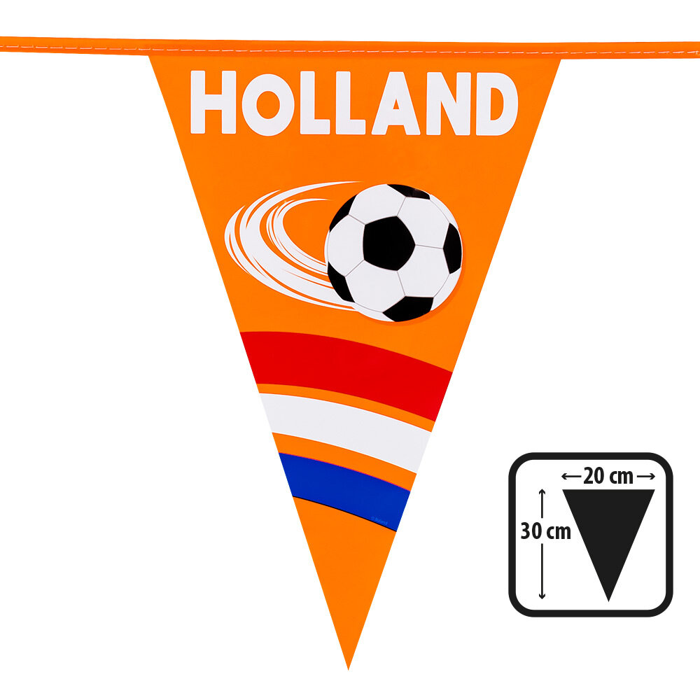 Boland Voetbal Vlaggenlijn Slinger Holland | 6 meter