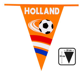 Boland Voetbal Vlaggenlijn Slinger Holland | 6 meter Boland Voetbal Vlaggenlijn Slinger Holland | 6 meter