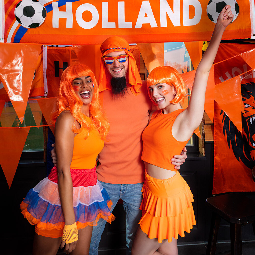 Boland Spandoek Holland Oranje Voetbal | 180x50cm