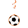 Boland Football Hanging Decoration Swirls Holland 85cm | Set of 2 pieces