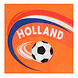 Boland Servietten Holland Fußball Orange 33x33cm | 20 Stück