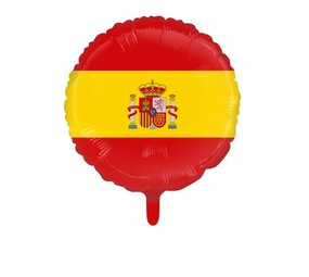 WeFiesta Helium Balloon Spanish Flag 45cm | per piece