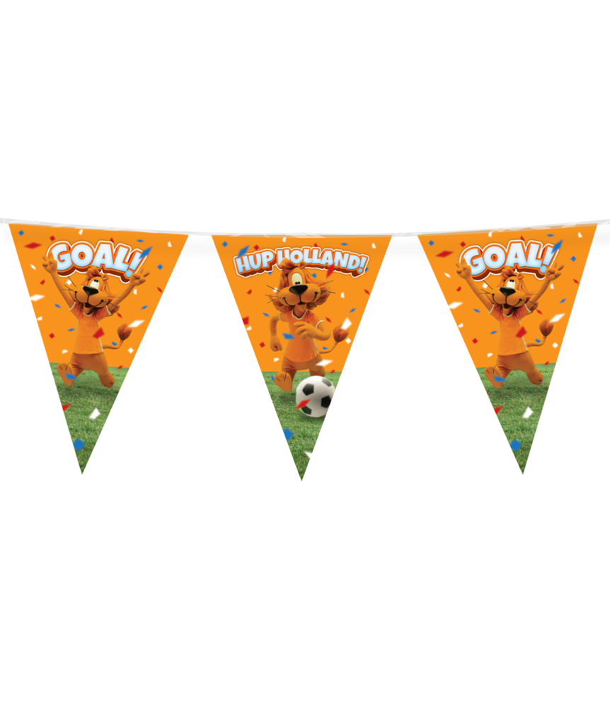 Paper Dreams Guirlande de football Go Holland Loeki le Lion | 10 mètres