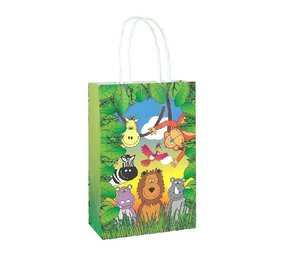 Henbrandt Jungle Dieren Uitdeelzakje 14x21cm | per stuk Henbrandt Jungle Dieren Uitdeelzakje 14x21cm | per stuk