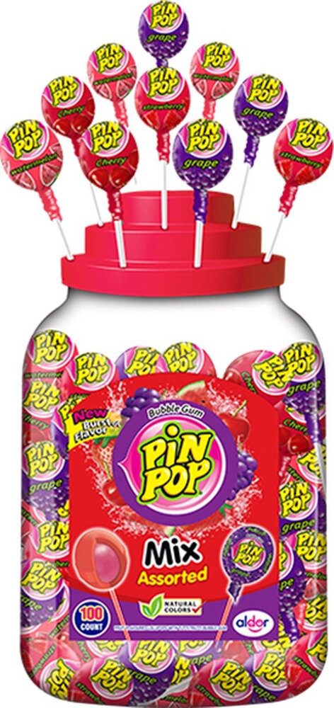 Lolly Pin Pop Mix 17 gram | 10 stuks