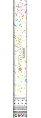 Haza - Witbaard Bio confetti shooter rijstpapier | 40cm Haza - Witbaard Bio confetti shooter rijstpapier | 40cm