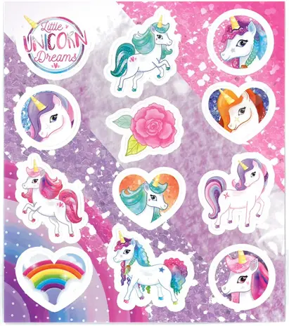 Henbrandt Autocollants Licorne Amusants | 12 feuilles