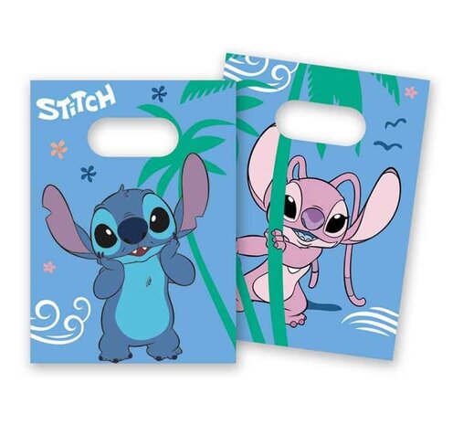 Procos Party Gestickte Papiertüten für Partys, 22 x 16 cm | 4 Stück