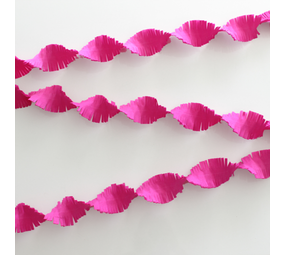 WeFiesta Swirl garland magenta-dark pink | 6 meters