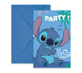 Procos Party Stitch Uitnodigingen | 6 stuks Procos Party Stitch Uitnodigingen | 6 stuks