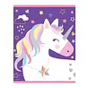 Unique Party Unicorn Hooray Party Bags 16x23cm | 8 pieces