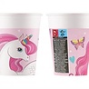 Procos Party Gobelets Licorne Couleurs Arc-en-ciel 200 ml | 8 pièces