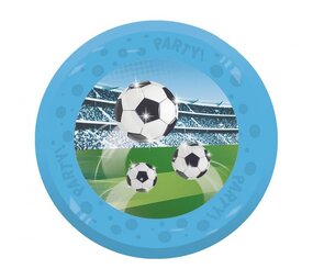 Procos Party Voetbal Herbruikbaar Bord 21cm | per stuk Procos Party Voetbal Herbruikbaar Bord 21cm | per stuk