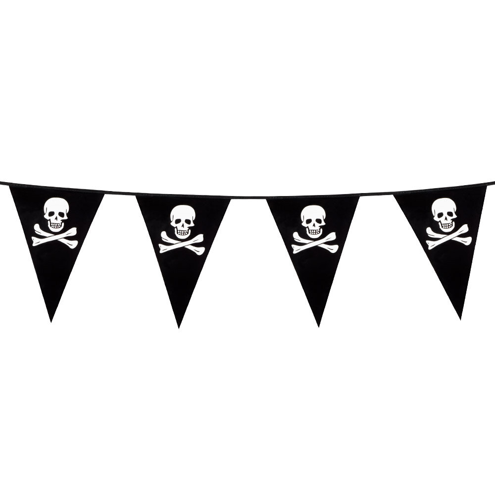 Boland Guirlande de drapeaux pirates classiques 6 mètres | à la pièce