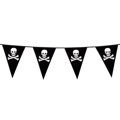 Boland Guirlande de drapeaux pirates classiques 6 mètres | à la pièce