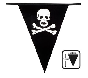 Boland Piraten Classic Vlaggenlijn Slinger 6mtr | per stuk