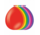 Ballons de couleurs assorties de 30 cm