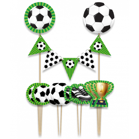 Paper Dreams Décoration de gâteau sur le thème du football, 30 cm | à la pièce