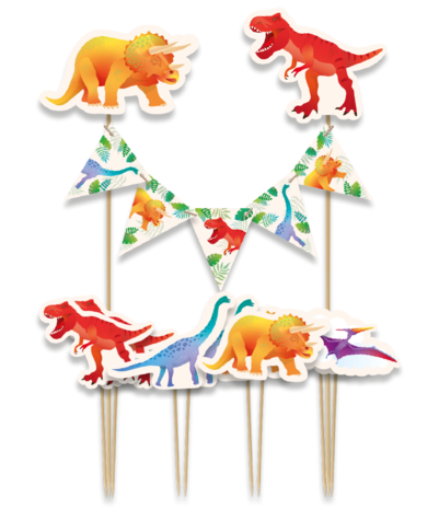 Paper Dreams Dino World Cake Toppers | per piece