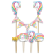 Paper Dreams Décorations de gâteau pour fête licorne