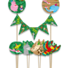 Paper Dreams Jungle Party Taart Toppers | per stuk Paper Dreams Jungle Party Taart Toppers | per stuk