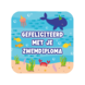 Paper Dreams Türschild „Schwimmzertifikat“, 50 x 50 cm | Stück