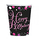 Tuf-Tuf Ensemble de décoration de table rose scintillant pour 18 ans | 34 pièces