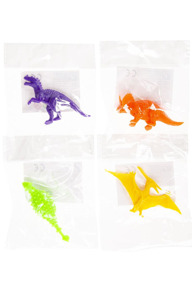 LG Imports Dinosaurier-Spielzeug 8-10 cm | 4 Stück