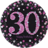 Tuf-Tuf Coffret de décoration de table rose scintillant 30 ans | 34 pièces Tuf-Tuf Coffret de décoration de table rose scintillant 30 ans | 34 pièces